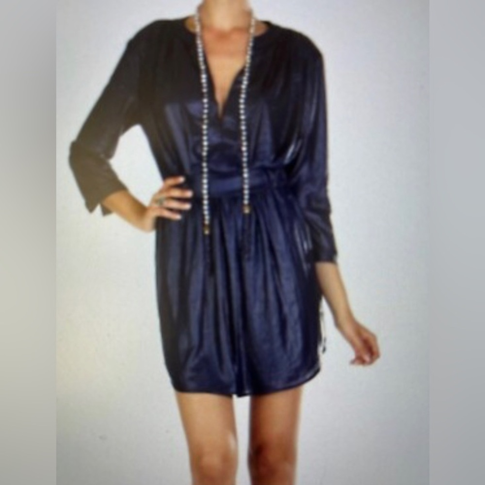 Reinassance Shirt Dress by Night Cap Size 1 Small Black